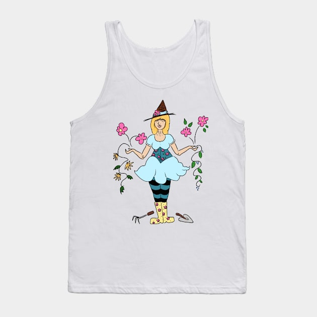 Garden Witch Tank Top by Mernion